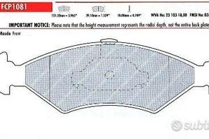Pastiglie freno sportive FERODO RACING FCP 1081