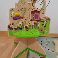 albero multi gioco Montessori in legno