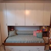 armadio ponte 6 ante 2 letti