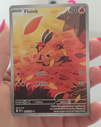 Carta Pokémon Floink 096/086 Fuoco Bianco Rara