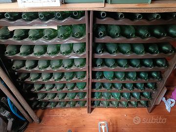 bottiglie in vetro da un litro con continelle 