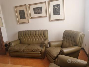 salotto completo Poltrona Frau, modello Bonnie