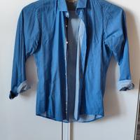 Camicia uomo blu tg M 