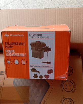 Materasso matrimoniale con pompa ricaricbile