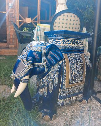 Elefante Ceramica Vintage 