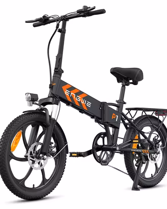 Coppia di Bici Elettriche Pieghevole Engwe P1