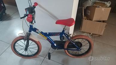 bicicletta per bambino modello Spiderman, ruote da