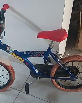 bicicletta per bambino modello Spiderman, ruote da