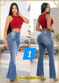 🔥 Jeans Push Up Vita Alta Effetto Modellante 🔥