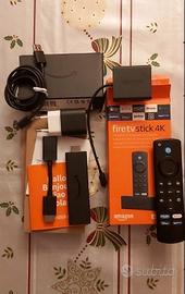 Amazon Fire TV Stick 4K wifi + adattatore ethernet