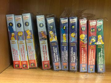 Lotto VHS Simpson nuove sigillate
