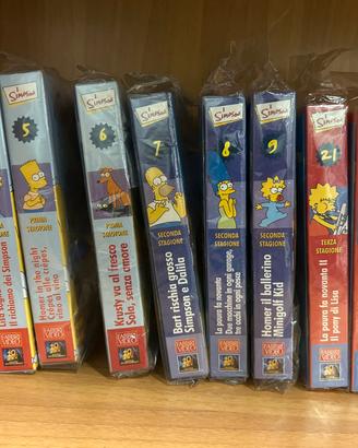 Lotto VHS Simpson nuove sigillate