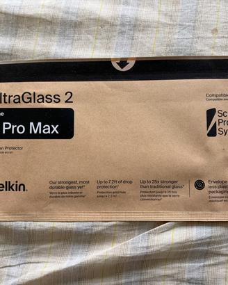 Pellicola Belkin UltraGlass 2 iphone 18 Pro Max 17