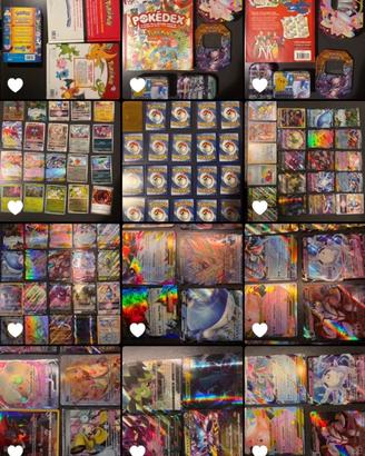 Carte pokemon holo e non+estere+manuali e Gormiti