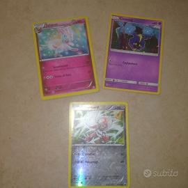 Lotto carte Pokémon holo/con effetti