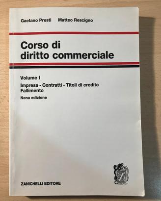 Libro Corso di diritto commerciale