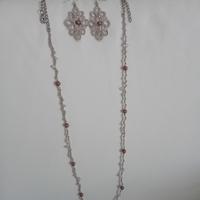 Parure in pizzo chiacchierino