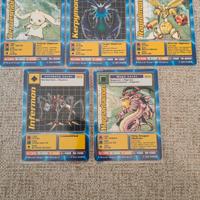 Lotto 5 carte Digimon Movie Promo 2000 vintage ing