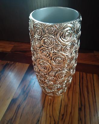 vaso laminato in argento 