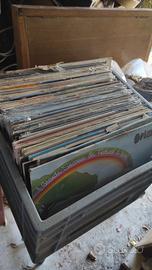dischi 33 g vinile una cassetta musica anni 60 80