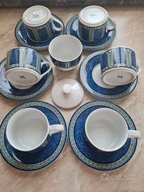 6 Tazze da thè + zuccheriera Tognana