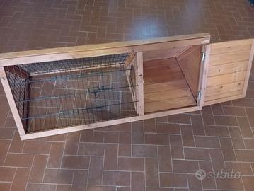 Mini pollaio/conigliera di legno