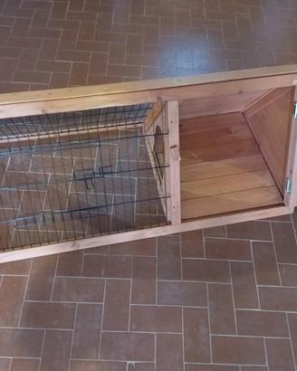 Mini pollaio/conigliera di legno