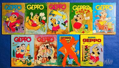Lotto di 8 fumetti Geppo e Super Geppo