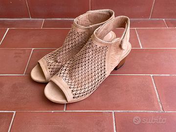 Sandali con tacco 37 fiori & spine