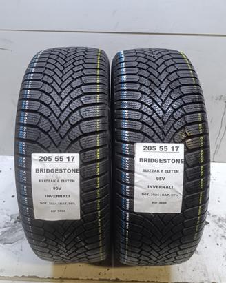2 GOMME 205 55 17 BRIDGESTONE 2024 INV RIF3696
