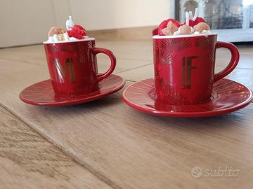 Set 2 candele Bialetti Tazzina M & F