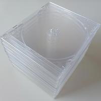 20 Custodie CD Plastica Trasparente Riciclate