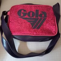 Borsa Gola tracolla viola glitter fucsia 