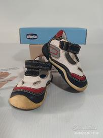 Scarpette bambino bambina di pelle Chicco n.18