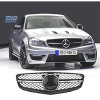 GRIGLIA PER MERCEDES W204 07-14 LOOK C63 NERO LUCI
