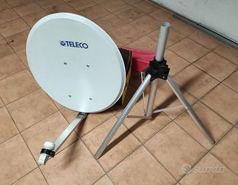 Parabola satellitare TELECO con treppiede