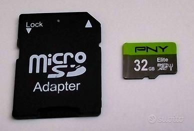 MICRO/SD PNY  DA 32 GB + ADATTATORE