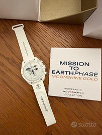 Swatch x Omega Mission to earthphase MoonshineGold