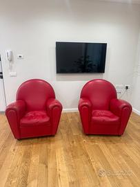 Poltrone FRAU VANITY FAIR - Originali - Rosse
