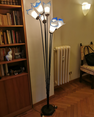 Lampada antica ferro battuto