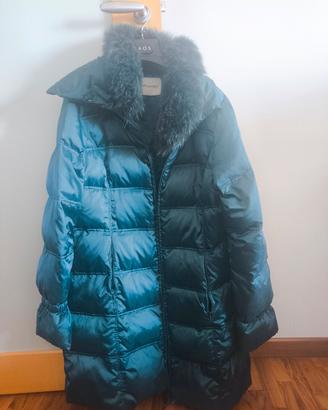 Cappotto verde petrolio