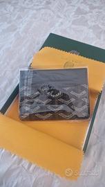 Portafoglio Goyard blu