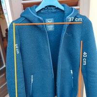 Giacca lana Salewa taglia 44 blu scuro