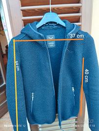 Giacca lana Salewa taglia 44 blu scuro