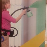 PISTOLA CON COMPRESSORE, NUOVA MAI USATA,