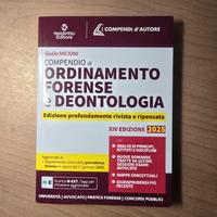 Compendio Deontologia Forense, Simone, 2025