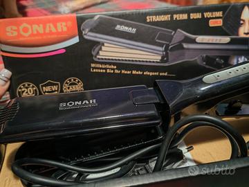 piastra per capelli frizee e spazzola elettrica 