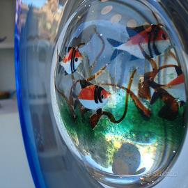 Acquarius  vetro soffiato Murano La Murrina