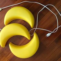 Applique Ikea forma luna e 1 a forma di fiore