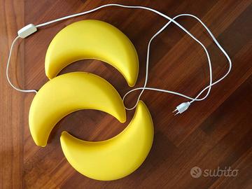 Applique Ikea forma luna e 1 a forma di fiore